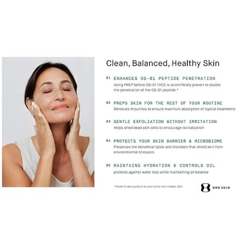 PREP Gentle Facial Cleanser for Sensitive Skin – Daily Exfoliating Face Wash to Support Skin Balance - Image 4