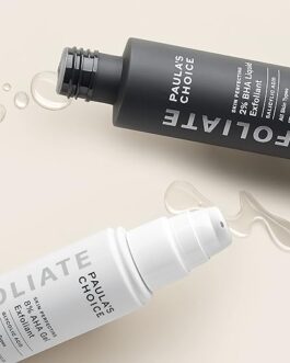 Paula’s Choice AHA BHA Exfoliant Duo – 8% AHA Gel + 2% BHA Liquid for Blackheads, Pores & Wrinkles – Glycolic & Salicylic Acid