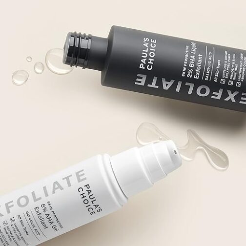 Paula’s Choice AHA BHA Exfoliant Duo – 8% AHA Gel + 2% BHA Liquid for Blackheads, Pores & Wrinkles – Glycolic & Salicylic Acid - Image 2