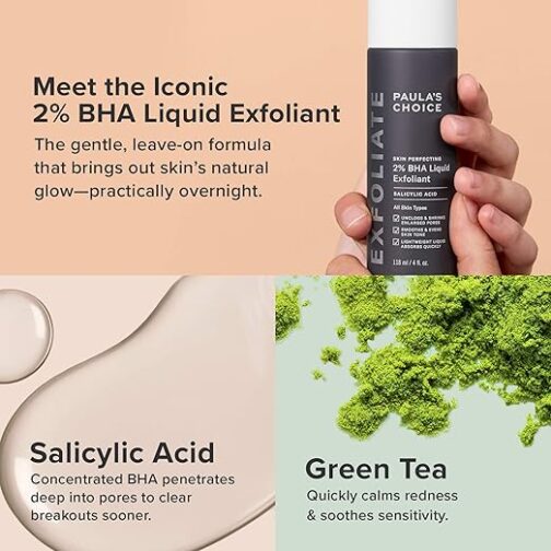 Paula’s Choice AHA BHA Exfoliant Duo – 8% AHA Gel + 2% BHA Liquid for Blackheads, Pores & Wrinkles – Glycolic & Salicylic Acid - Image 3