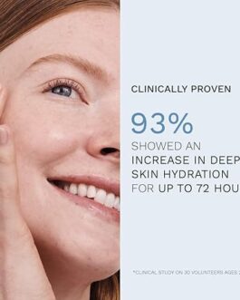 REN Clean Skincare Everhydrate Marine Moisture-Restore Serum with Hyaluronic Acid – Deep Hydration for Dry & Dehydrated Skin – 1 fl oz