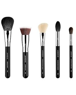 Sigma Beauty Makeup Brush Set – 5-Piece Professional Vegan Brush Kit for Face Makeup, Foundation, Contour & Highlight