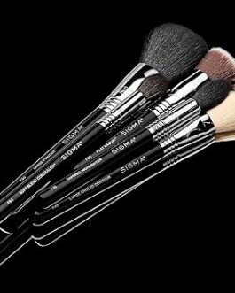 Sigma Beauty Makeup Brush Set – 5-Piece Professional Vegan Brush Kit for Face Makeup, Foundation, Contour & Highlight