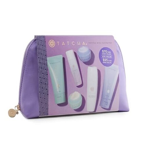 Tatcha Mini Favorites Set, Travel size Cleansers,