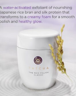 Tatcha The Rice Polish – Daily Exfoliator with Japanese Rice Bran & Indigo for Smooth Radiant Skin