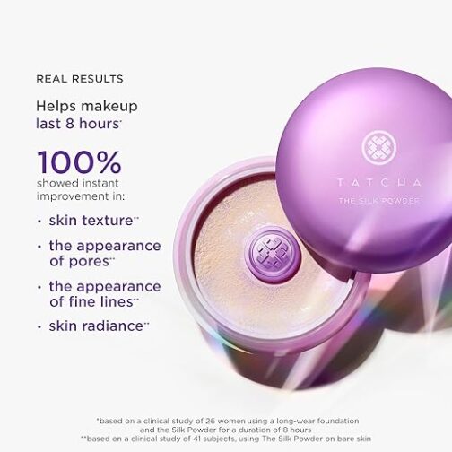 Tatcha The Silk Powder – Talc-Free Translucent Setting Powder with Blue Light Protection & Radiant Finish – 0.7 oz - Image 3