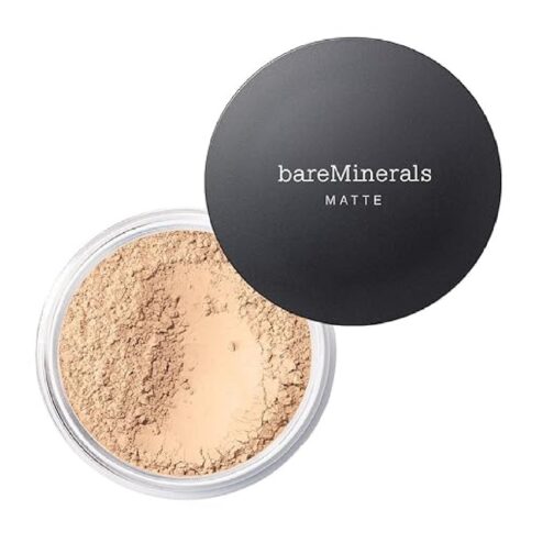 bareMinerals Matte Loose Mineral Foundation SPF 15 – Shine-Control, Talc-Free, Vegan Powder