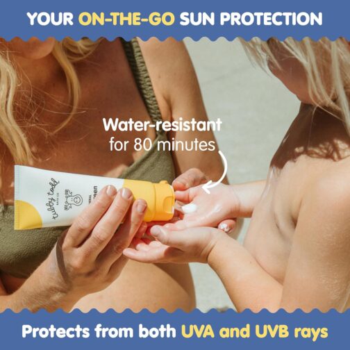 TUBBY TODD Mineral Sunscreen SPF 50 for Kids – Gentle, Water-Resistant Sun Protection for Delicate Skin - Image 2