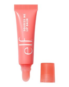 e.l.f. Squeeze Me Lip Balm – Hydrating Vegan Lip Balm with Hyaluronic Acid & Shea Butter, Strawberry Tint