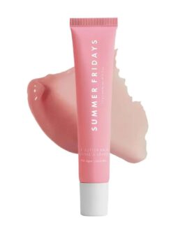 Summer Fridays Pink Sugar Lip Butter Balm – Vegan Hydrating Lip Balm with Shea & Murumuru Butter for Moisture & Shine