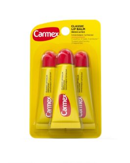 Carmex Original Moisturizing Lip Balm Tube (3-Pack, 0.35 oz) – Heals, Soothes & Protects Lips