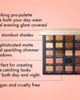 ICONIC LONDON Thriving & Shining Eyeshadow Palette – 20 Shades of Shimmers, Mattes & Glitters | Vegan & Cruelty-Free