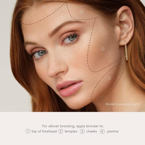 Jane Iredale PureBronze Matte Bronzer – Lightweight, Buildable Refill Powder with 3 Natural Tones (Cruelty-Free, Breathable, Non-Comedogenic) - Image 3