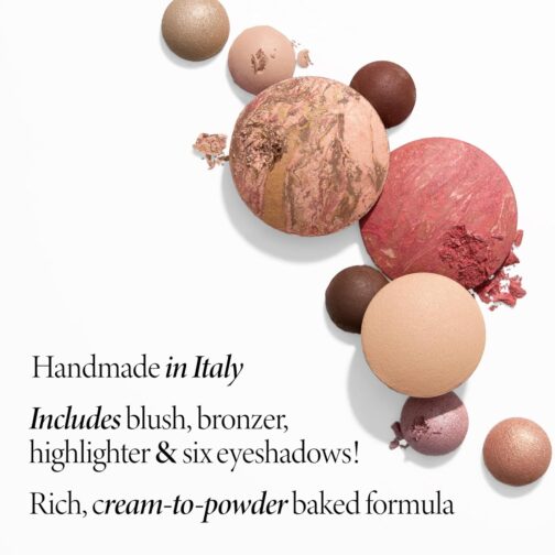 LAURA GELLER Baked Palette – Tuscan Dreams | Bronzer, Blush, Highlighter & Eyeshadows in One Travel-Friendly Kit - Image 3