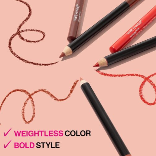 wet n wild Color Icon Lip Liner – Plumberry (0.04 oz), Creamy Long-Lasting Lip Pencil - Image 4