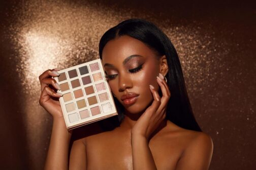Spectrum Eyeshadow Palette – 20 Neutral Matte, Shimmer & Metallic Shades | Clean, Vegan & Highly Pigmented Eye Makeup - Image 6