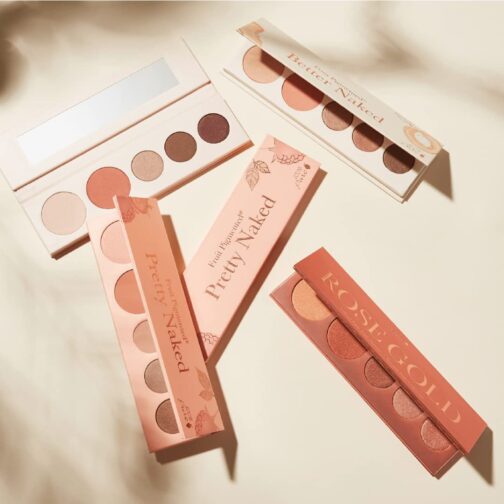 100% PURE Pretty Naked Makeup Palette – All-in-One Compact with 3 Eyeshadows, Blush & Highlighter | Vegan & Fruit-Pigmented - Image 6