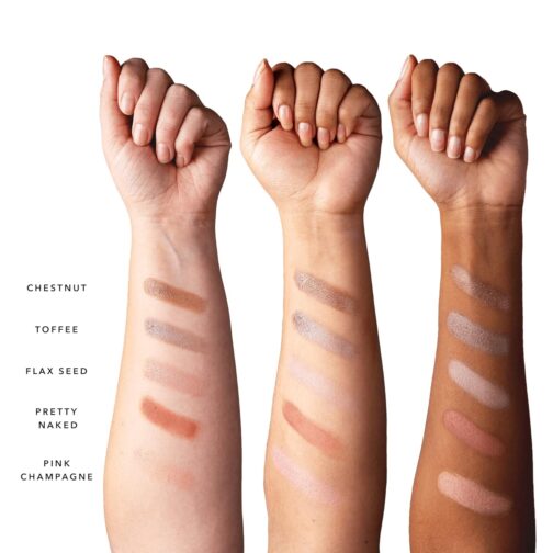 100% PURE Pretty Naked Makeup Palette – All-in-One Compact with 3 Eyeshadows, Blush & Highlighter | Vegan & Fruit-Pigmented - Image 7