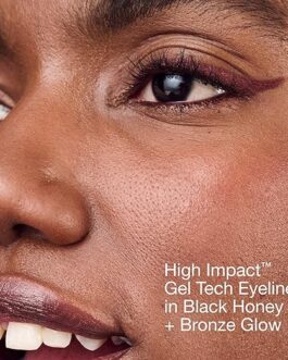 Clinique High Impact Gel Tech Eyeliner – Waterproof, Smudge Resistant, Safe for Sensitive Eyes – Black Honey