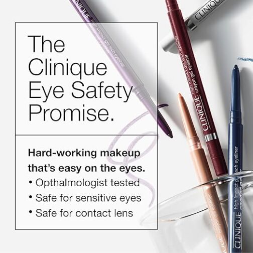 Clinique High Impact Gel Tech Eyeliner – Waterproof, Smudge Resistant, Safe for Sensitive Eyes – Black Honey - Image 6