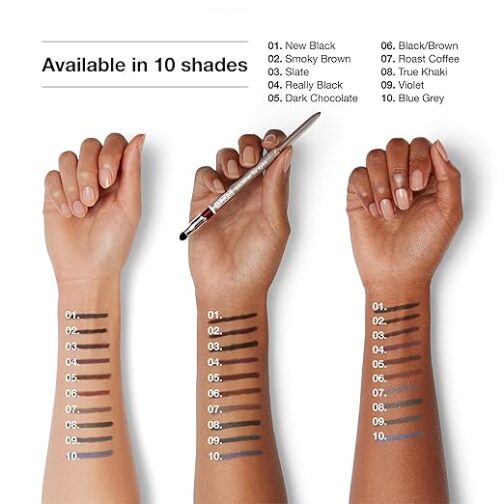 Clinique Quickliner for Eyes – Smudge-Resistant, Water-Resistant Eyeliner for Sensitive Eyes - Image 5