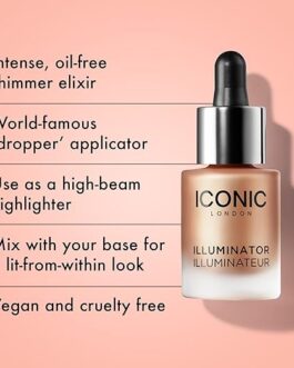 ICONIC LONDON Liquid Illuminator – Radiant Highlight Drops for Custom Glow