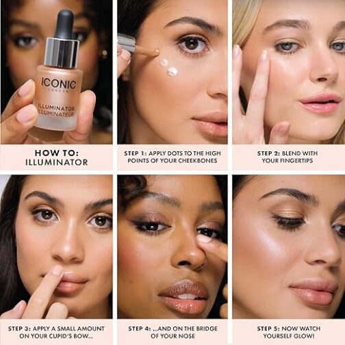 ICONIC LONDON Illuminator | Liquid Highlighting Drops for Radiant Glow | Cruelty-Free & Vegan Makeup - Image 3