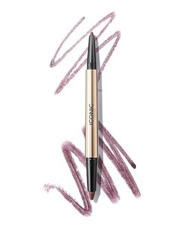 ICONIC LONDON Smokey Eye Duo Eyeliner – 2-in-1 Waterproof Vegan Eyeliner Crayon for Smokey Looks