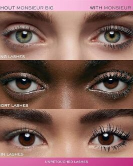 Lancôme Monsieur Big Volumizing Mascara – 12x Volume, 24H Wear, False Lash Effect, Smudge-Proof, Ultra Black