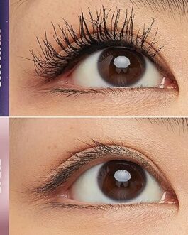 Maybelline Sky High Washable Mascara – Volumizing & Lengthening Black Mascara with Bamboo Extract | Lightweight, Clump-Free & Buildable Formula