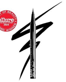 NYX Epic Ink Liner – Waterproof Matte Liquid Eyeliner with Precise Tip, Vegan & Cruelty-Free, Black