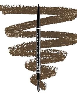 NYX Micro Brow Pencil – Ash Brown | Ultra-Fine Precision Eyebrow Pencil for Natural Brows | Waterproof & Cruelty-Free