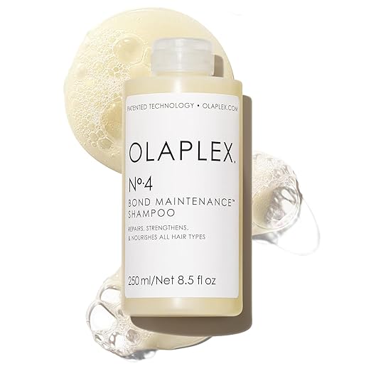 Olaplex No. 4 Bond Maintenance Shampoo – Repairs, Strengthens & Softens All Hair Types, Adds Shine, 8.5 fl oz