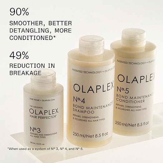 Olaplex No. 4 Bond Maintenance Shampoo – Strengthens & Repairs Hair, Adds Shine, Controls Frizz & Split Ends – For All Hair Types – 8.5 fl oz - Image 4