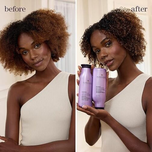 Pureology Hydrate Shampoo – Intense Moisture for Dry or Color-Treated Hair, With Rose Extract & Green Tea – Sulfate-Free & Vegan, 9 Fl Oz - Image 4