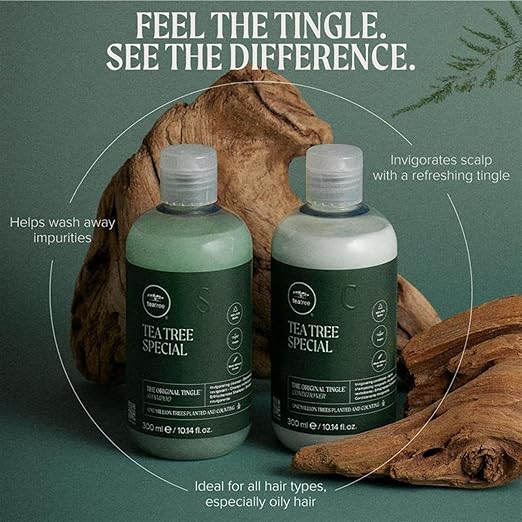 Tea Tree Special Shampoo – Deep Cleansing & Invigorating Formula for All Hair Types, Especially Oily Scalps – Color-Safe, Paraben-Free, and Vegan - Image 2