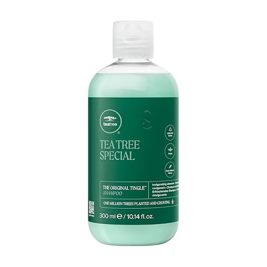 Tea Tree Special Shampoo – Deep Cleansing & Invigorating Formula for All Hair Types, Especially Oily Scalps – Color-Safe, Paraben-Free, and Vegan