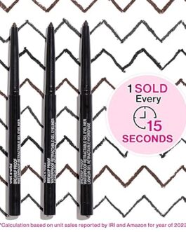wet n wild Breakup Proof Retractable Eyeliner – Waterproof, Long-Lasting Gel Formula, 16-Hour Wear, Vegan & Cruelty-Free, Black