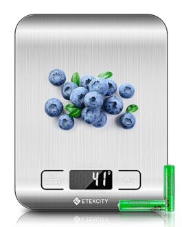Etekcity Food Kitchen Scale – Digital Stainless Steel Scale for Cooking, Keto, and Meal Prep